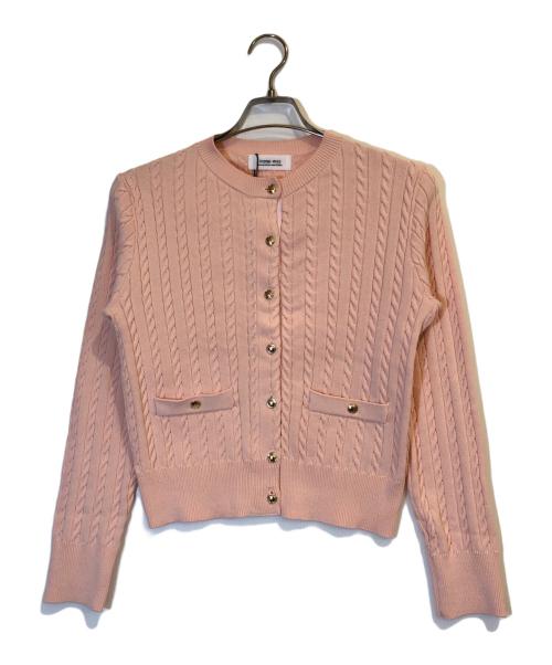 ARPEGE STORY（アルページュストーリー）ARPEGE STORY (アルページュストーリー) ケーブルアンサンブル ピンク サイズ:2 未使用品の古着・服飾アイテム