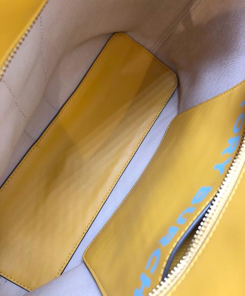 TORY BURCH（トリーバーチ）TORY BURCH (トリーバーチ) ジェミニリンクキャンバス2wayレザートート イエロー サイズ:表記なしの古着・服飾アイテム