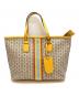 TORY BURCH（トリーバーチ）の古着「ジェミニリンクキャンバス2wayレザートート」｜イエロー