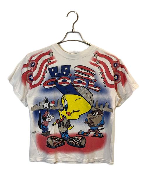 LOONEY TUNES（ルーニーチューンズ）LOONEY TUNES (ルーニーチューンズ) ヴィンテージTシャツ ホワイト サイズ:XLの古着・服飾アイテム