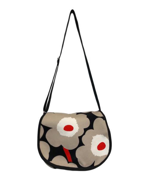 marimekko（マリメッコ）marimekko (マリメッコ) Pieni Unikko Salli Shoulder Bag ブラックの古着・服飾アイテム