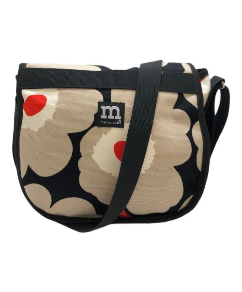 marimekko（マリメッコ）marimekko (マリメッコ) Pieni Unikko Salli Shoulder Bag ブラックの古着・服飾アイテム