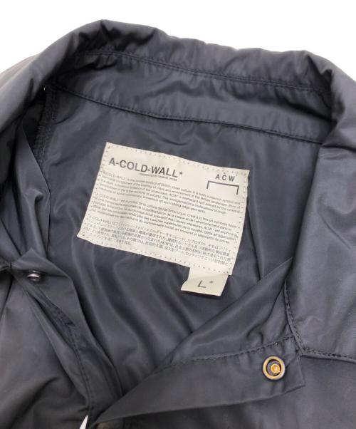 A-COLD-WALL（ア・コールド・ウォール）A-COLD-WALL (ア・コールド・ウォール) プルオーバーシャツ ブラック サイズ:Lの古着・服飾アイテム