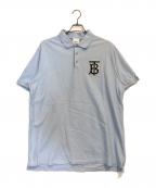 BURBERRY LONDON ENGLANDバーバリー ロンドン イングランド）の古着「TBロゴポロシャツ」｜スカイブルー