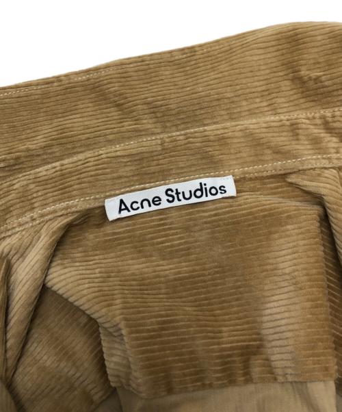 Acne studios（アクネ ストゥディオス）Acne studios (アクネ ストゥディオス) コーデュロイシャツ ベージュ サイズ:46の古着・服飾アイテム