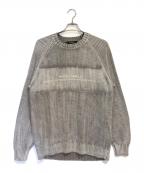 A-COLD-WALLア・コールド・ウォール）の古着「ダイアルロゴクルーネックニット」｜グレー