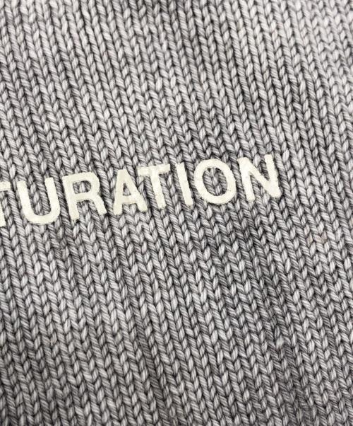 A-COLD-WALL（ア・コールド・ウォール）A-COLD-WALL (ア・コールド・ウォール) ダイアルロゴクルーネックニット グレー サイズ:Lの古着・服飾アイテム