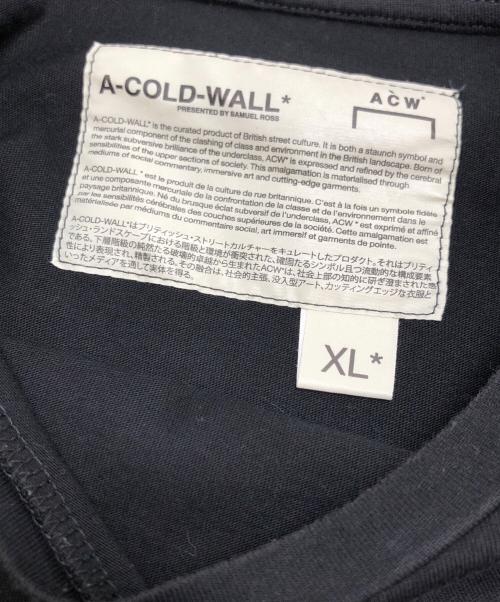 A-COLD-WALL（ア・コールド・ウォール）A-COLD-WALL (ア・コールド・ウォール) ロングスリーブカットソー ブラック サイズ:XLの古着・服飾アイテム