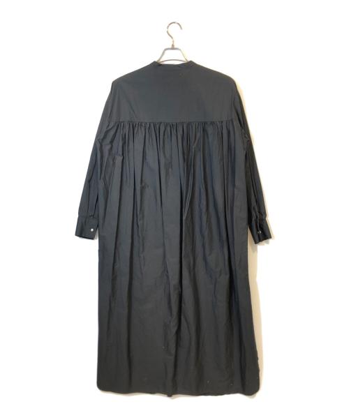 MIDIUMISOLID（ミディウミソリッド）MIDIUMISOLID (ミディウミソリッド) ブラウスワンピース ブラック サイズ:表記なしの古着・服飾アイテム