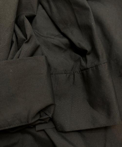 MIDIUMISOLID（ミディウミソリッド）MIDIUMISOLID (ミディウミソリッド) ブラウスワンピース ブラック サイズ:表記なしの古着・服飾アイテム