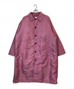 45Rフォーティファイブ・アール）の古着「ナイロンの908ステンカラーコート」｜ピンク
