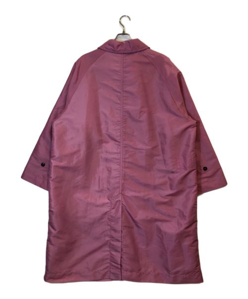 45R（フォーティファイブ・アール）45R (フォーティファイブ・アール) ナイロンの908ステンカラーコート ピンク サイズ:表記なしの古着・服飾アイテム