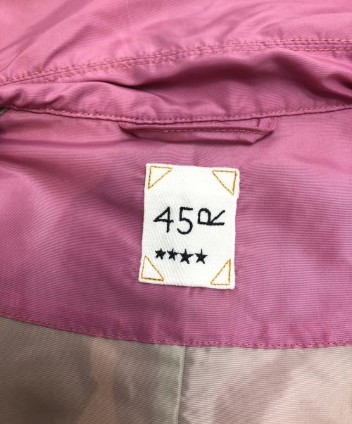 45R（フォーティファイブ・アール）45R (フォーティファイブ・アール) ナイロンの908ステンカラーコート ピンク サイズ:表記なしの古着・服飾アイテム