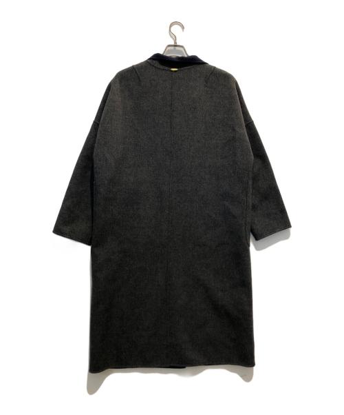 MUSE de Deuxieme Classe（ミューズ ドゥーズィエム クラス）MUSE de Deuxieme Classe (ミューズ ドゥーズィエム クラス) HAMILTONウールリバーリバーシブルコート グレー×ネイビー サイズ:表記なしの古着・服飾アイテム