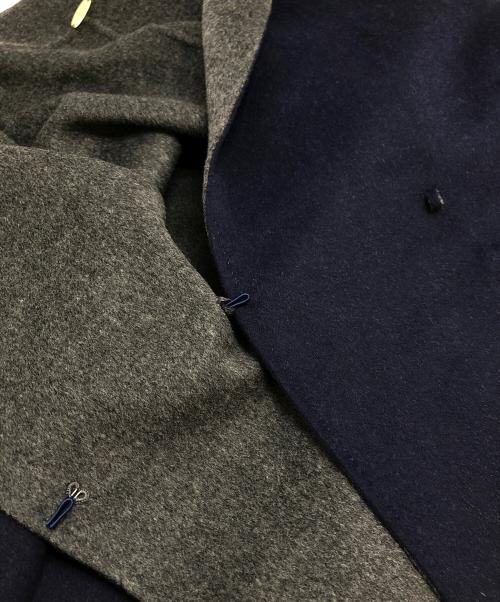 MUSE de Deuxieme Classe（ミューズ ドゥーズィエム クラス）MUSE de Deuxieme Classe (ミューズ ドゥーズィエム クラス) HAMILTONウールリバーリバーシブルコート グレー×ネイビー サイズ:表記なしの古着・服飾アイテム