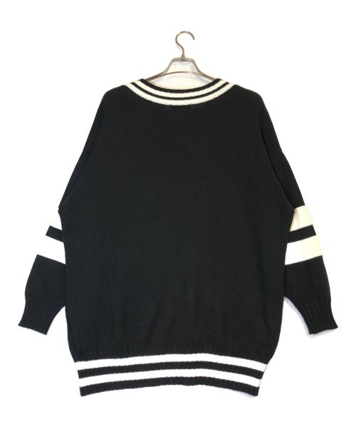 Hysteric Glamour（ヒステリックグラマー）Hysteric Glamour (ヒステリックグラマー) HYS WOMAN編込 プルオーバー ブラック サイズ:FREEの古着・服飾アイテム