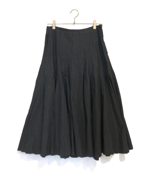 tricot COMME des GARCONS（トリココムデギャルソン）tricot COMME des GARCONS (トリココムデギャルソン) コットンリネンスカート ブラック サイズ:Mの古着・服飾アイテム