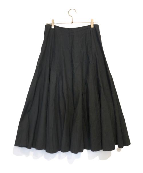 tricot COMME des GARCONS（トリココムデギャルソン）tricot COMME des GARCONS (トリココムデギャルソン) コットンリネンスカート ブラック サイズ:Mの古着・服飾アイテム