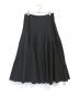 tricot COMME des GARCONS（トリココムデギャルソン）の古着「コットンリネンスカート」｜ブラック