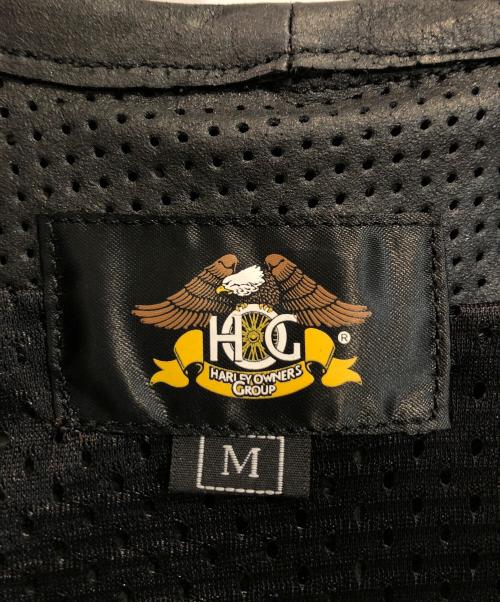 harley owners group（ハーレーオーナーズグループ）harley owners group (ハーレーオーナーズグループ) レザーベスト ブラック サイズ:Mの古着・服飾アイテム