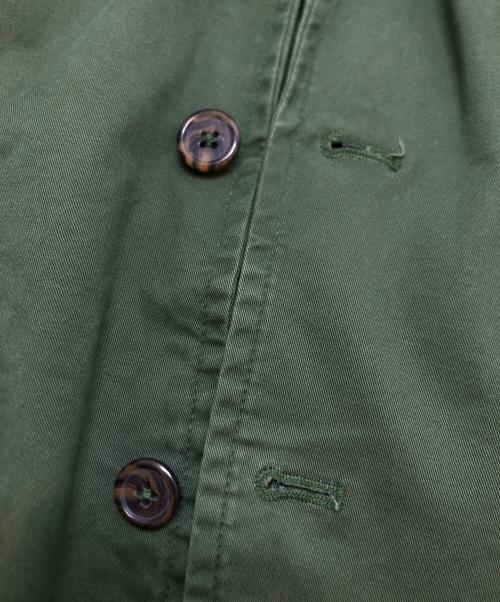 POLO RALPH LAUREN（ポロ・ラルフローレン）POLO RALPH LAUREN (ポロ・ラルフローレン) コットンテーラードジャケット グリーン サイズ:Lの古着・服飾アイテム