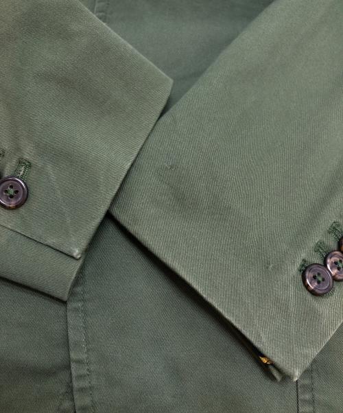 POLO RALPH LAUREN（ポロ・ラルフローレン）POLO RALPH LAUREN (ポロ・ラルフローレン) コットンテーラードジャケット グリーン サイズ:Lの古着・服飾アイテム