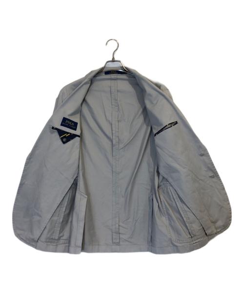 POLO RALPH LAUREN（ポロ・ラルフローレン）POLO RALPH LAUREN (ポロ・ラルフローレン) コットンテーラードジャケット グレー サイズ:Lの古着・服飾アイテム