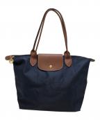 LONGCHAMPロンシャン）の古着「ル プリアージュ® オリジナル M ショルダーバッグ」｜ネイビー