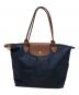 LONGCHAMP（ロンシャン）の古着「ル プリアージュ® オリジナル M ショルダーバッグ」｜ネイビー