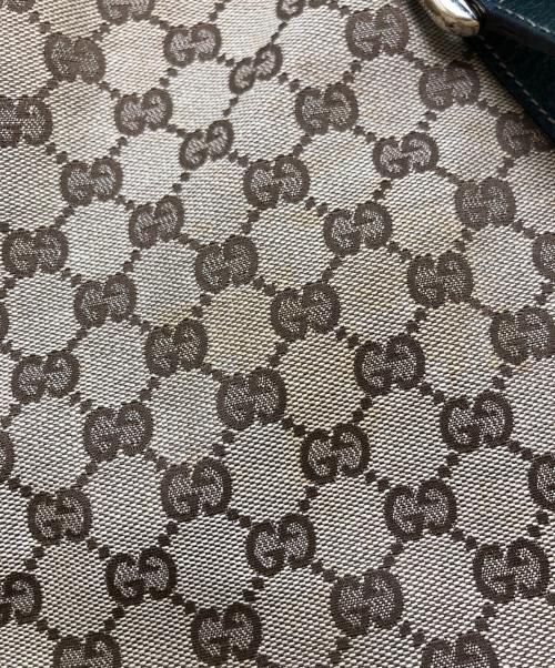 GUCCI（グッチ）GUCCI (グッチ) ＧＧキャンバストートバッグ グリーン サイズ:表記なしの古着・服飾アイテム