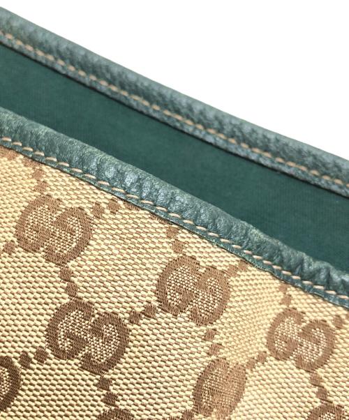 GUCCI（グッチ）GUCCI (グッチ) ＧＧキャンバストートバッグ グリーン サイズ:表記なしの古着・服飾アイテム