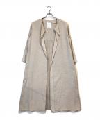 ELENDEEKエレンディーク）の古着「バックプリーツコート」｜ベージュ