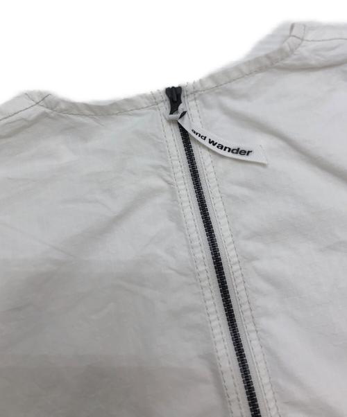 and wander（アンドワンダー）and wander (アンドワンダー) CORDURA cotton rip dress ホワイト サイズ:表記なしの古着・服飾アイテム