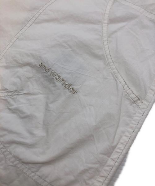 and wander（アンドワンダー）and wander (アンドワンダー) CORDURA cotton rip dress ホワイト サイズ:表記なしの古着・服飾アイテム