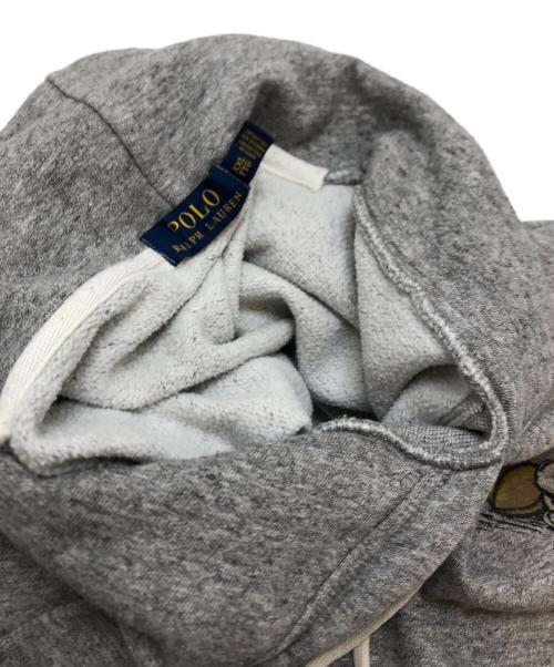 POLO RALPH LAUREN（ポロ・ラルフローレン）POLO RALPH LAUREN (ポロ・ラルフローレン) プリントパーカー グレー サイズ:XXLの古着・服飾アイテム