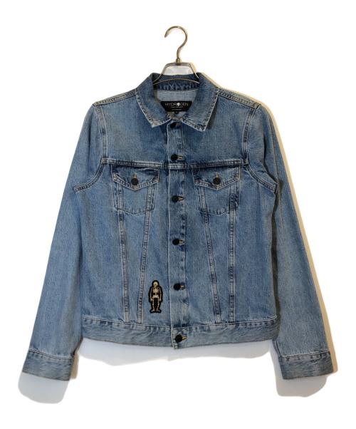 HYDROGEN（ハイドロゲン）HYDROGEN (ハイドロゲン) デニムジャケット インディゴ サイズ:Sの古着・服飾アイテム