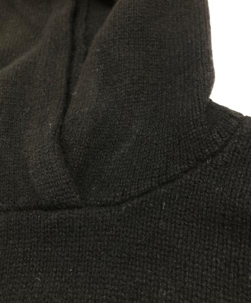 POLO RALPH LAUREN（ポロ・ラルフローレン）POLO RALPH LAUREN (ポロ・ラルフローレン) カシミア混ポロベアニットパーカー ブラック サイズ:Mの古着・服飾アイテム