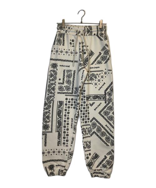 Palm Angels（パーム エンジェルス）Palm Angels (パーム エンジェルス) Palm Angels Paisley Print Joggers In White ホワイト サイズ:XSの古着・服飾アイテム