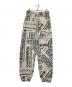 Palm Angels（パーム エンジェルス）の古着「Palm Angels Paisley Print Joggers In White」｜ホワイト
