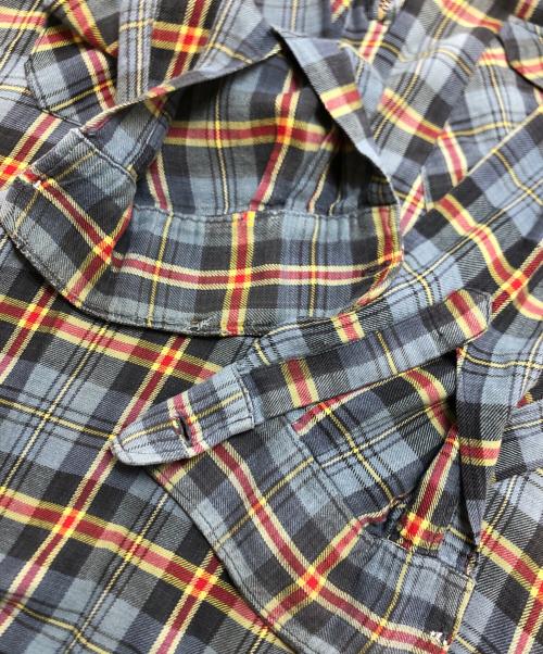 USED（ユーズド）USED (ユーズド) ハーフジッププルオーバーシャツ グレー サイズ:表記なしの古着・服飾アイテム