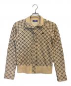 BURBERRY BLUE LABELバーバリーロンドンブルーレーベル）の古着「ジップジャケット/ブルゾン」｜ベージュ