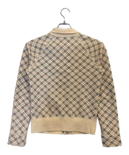 BURBERRY BLUE LABEL（バーバリー ブルー レーベル）BURBERRY BLUE LABEL (バーバリーロンドンブルーレーベル) ジップジャケット/ブルゾン ベージュ サイズ:38の古着・服飾アイテム