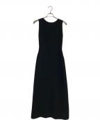 Salvatore Ferragamoサルヴァトーレ フェラガモ）の古着「ノースリーブワンピース」｜ブラック