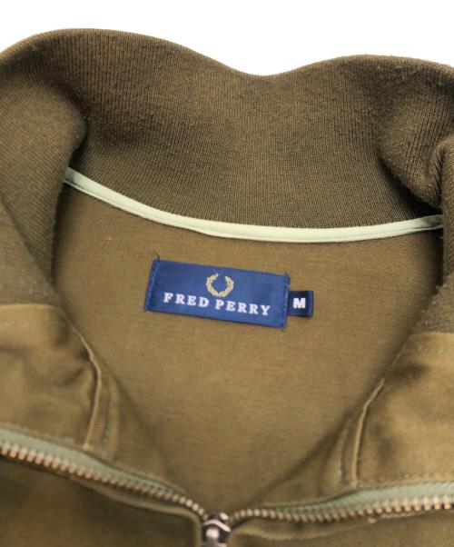 FRED PERRY（フレッドペリー）FRED PERRY (フレッドペリー) コットンジップブルゾン グリーン サイズ:Mの古着・服飾アイテム
