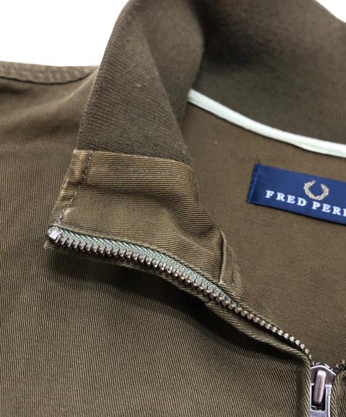 FRED PERRY（フレッドペリー）FRED PERRY (フレッドペリー) コットンジップブルゾン グリーン サイズ:Mの古着・服飾アイテム