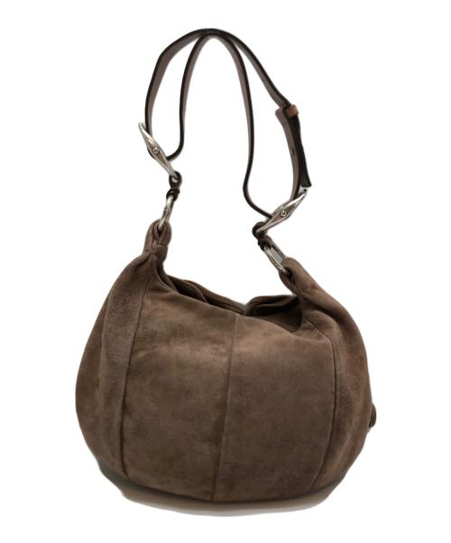 Yves Saint Laurent（イヴサンローラン）Yves Saint Laurent (イヴサンローラン) フラワーハンドバッグ ブラウン サイズ:表記なしの古着・服飾アイテム