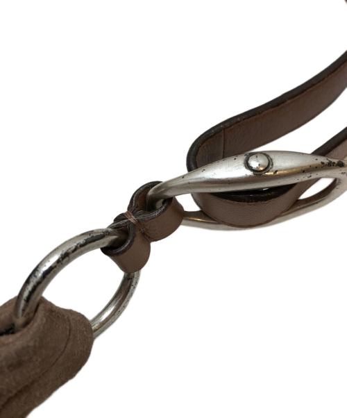 Yves Saint Laurent（イヴサンローラン）Yves Saint Laurent (イヴサンローラン) フラワーハンドバッグ ブラウン サイズ:表記なしの古着・服飾アイテム