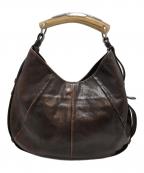 Yves Saint Laurentイヴサンローラン）の古着「ハンドバッグ」｜ブラウン