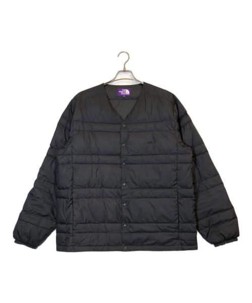 THE NORTHFACE PURPLELABEL（ザ・ノースフェイス パープルレーベル）THE NORTHFACE PURPLELABEL (ザ・ノースフェイス パープルレーベル) ダウンカーディガン ブラック サイズ:XLの古着・服飾アイテム
