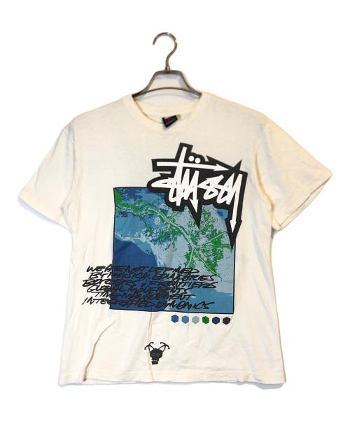 stussy（ステューシー）stussy (ステューシー) Tシャツ ホワイト サイズ:Mの古着・服飾アイテム